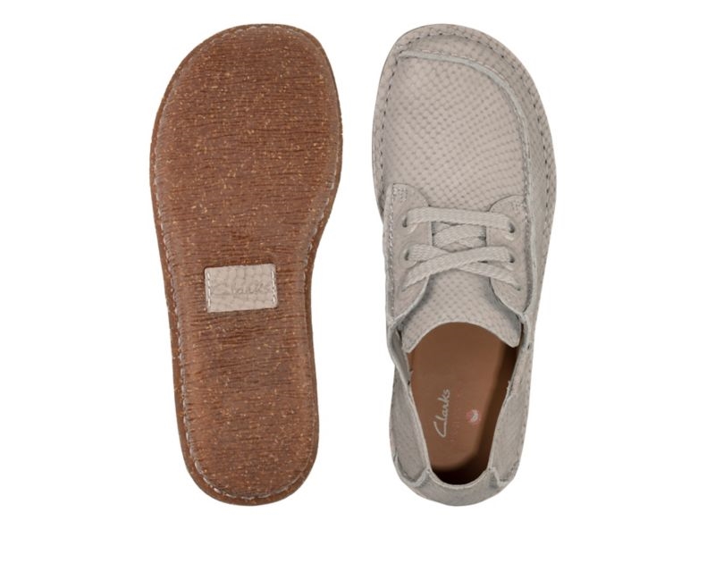 Clarks Funny Dream Flat Shoes Light Grey Women - India O2B3363-F6