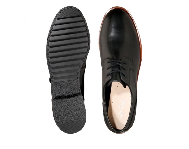 Clarks Griffin Lane Lace-up Shoes Brogues & Lace Ups Black Women - India I1P2712-I7