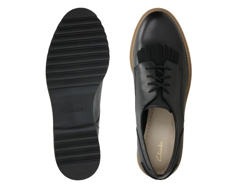 Clarks Griffin Mabel Brogues Brogues & Lace Ups Black Women - India R8Y9914-H5