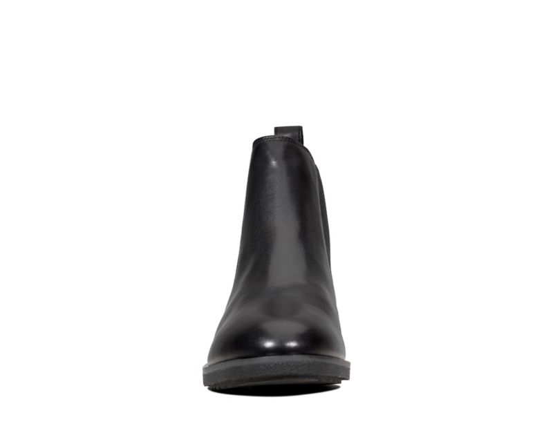 Clarks Griffin Plaza Ankle Boots Black Women - India G5U1333-S9