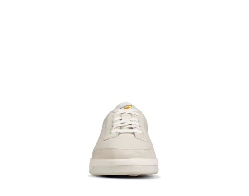 Clarks Hero Air Lace Trainers White Women - India J1K1820-A8
