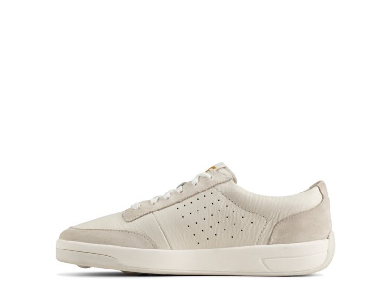Clarks Hero Air Lace Trainers White Women - India J1K1820-A8
