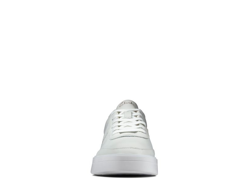 Clarks Hero Walk Trainers Flat Shoes White Women - India D6K8631-U4