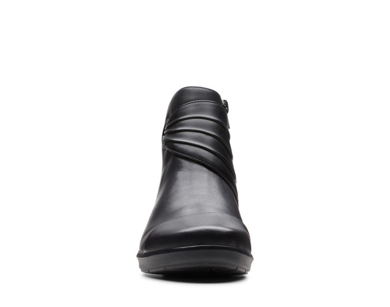 Clarks Hope Twirl Ankle Boots Black Women - India O1C0963-A2