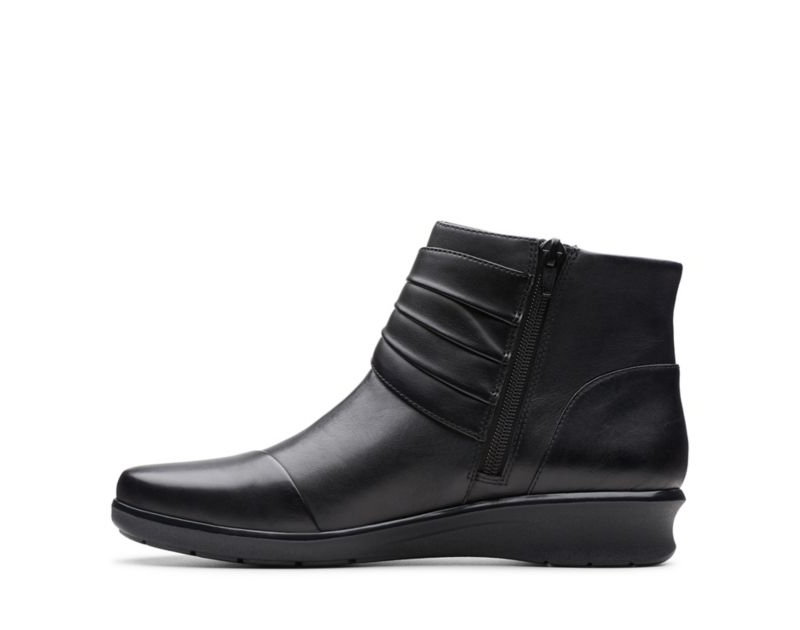 Clarks Hope Twirl Ankle Boots Black Women - India O1C0963-A2