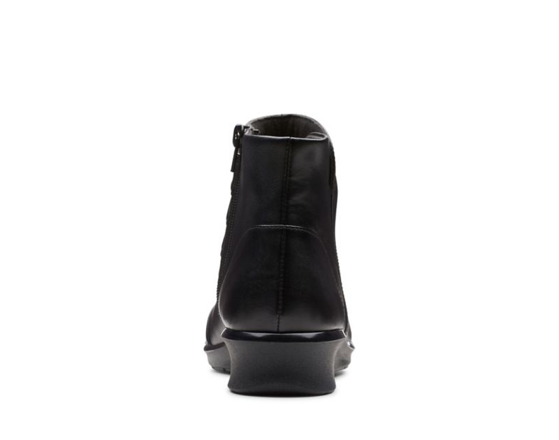 Clarks Hope Twirl Ankle Boots Black Women - India O1C0963-A2