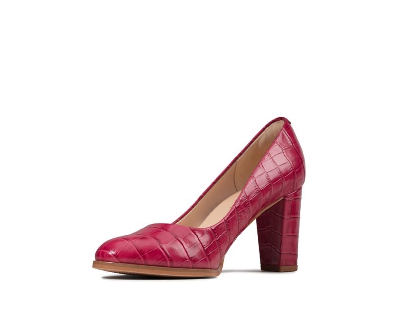 Clarks Kaylin Cara Heeled Shoes Heels Pink Women - India E8G8191-G4