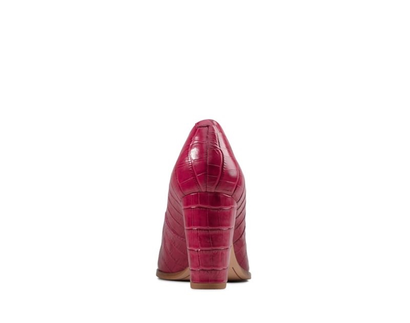 Clarks Kaylin Cara Heeled Shoes Heels Pink Women - India E8G8191-G4