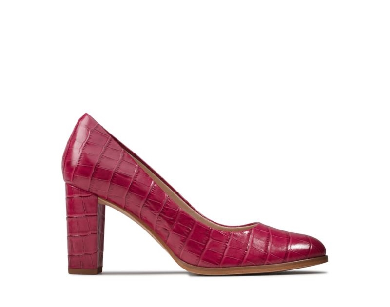 Clarks Kaylin Cara Heeled Shoes Heels Pink Women - India E8G8191-G4
