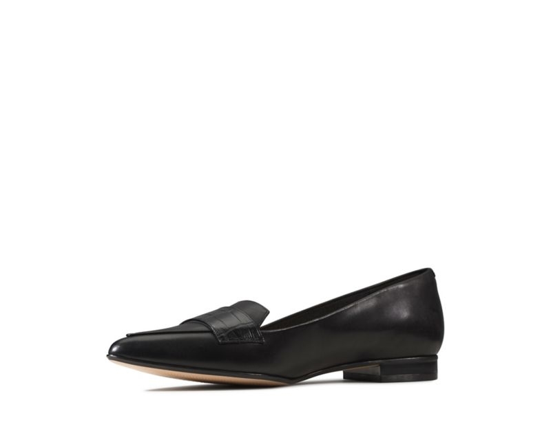 Clarks Laina 15 Loafers Ballet Pumps Black Women - India S7I9614-X9