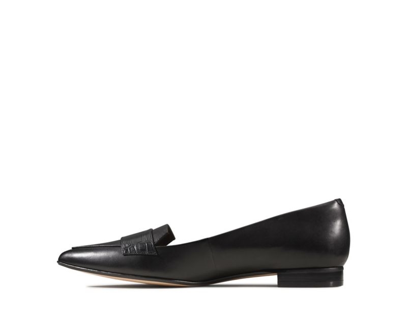 Clarks Laina 15 Loafers Ballet Pumps Black Women - India S7I9614-X9