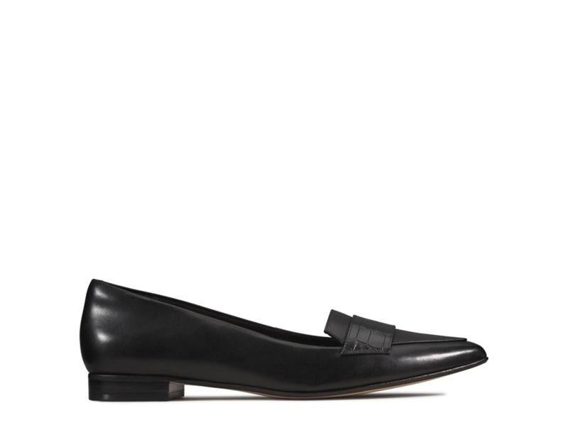 Clarks Laina 15 Loafers Ballet Pumps Black Women - India S7I9614-X9