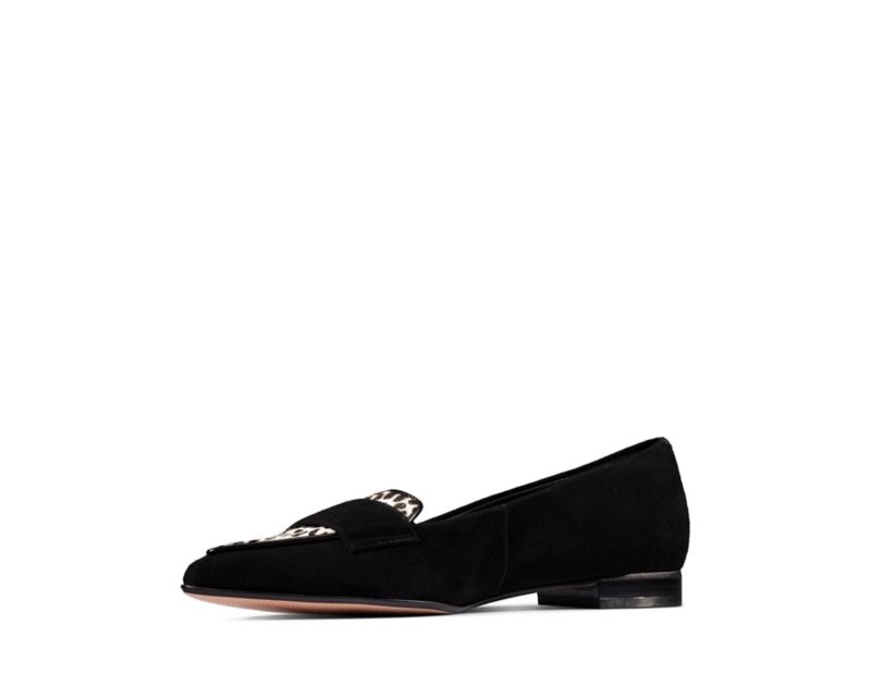 Clarks Laina 15 Loafers Flat Shoes Leopard Women - India Z4J5043-F2