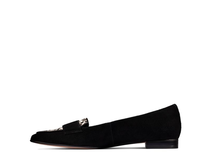 Clarks Laina 15 Loafers Flat Shoes Leopard Women - India Z4J5043-F2