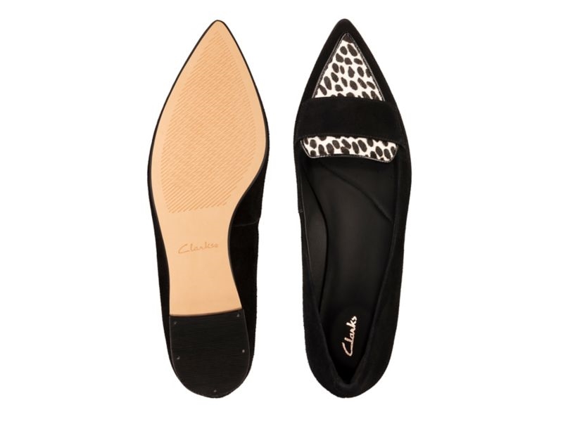 Clarks Laina 15 Loafers Flat Shoes Leopard Women - India Z4J5043-F2