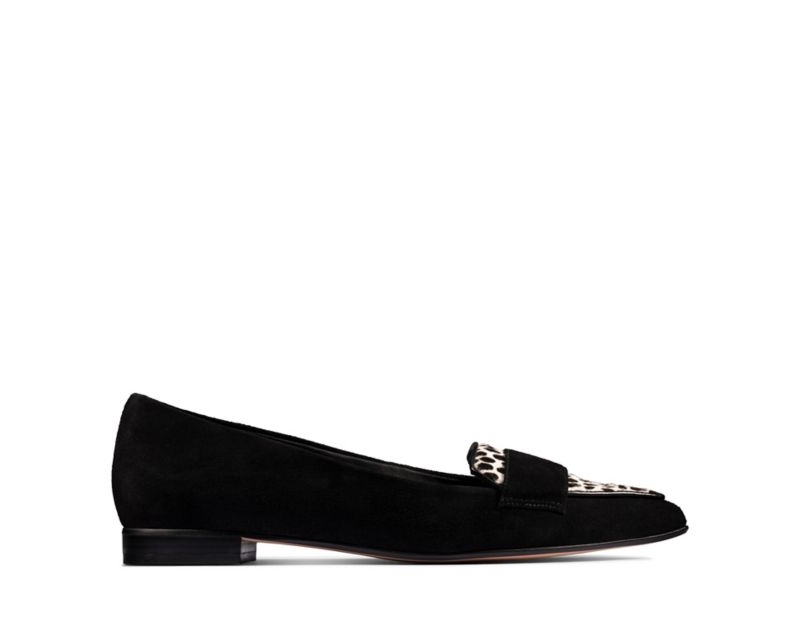 Clarks Laina 15 Loafers Flat Shoes Leopard Women - India Z4J5043-F2