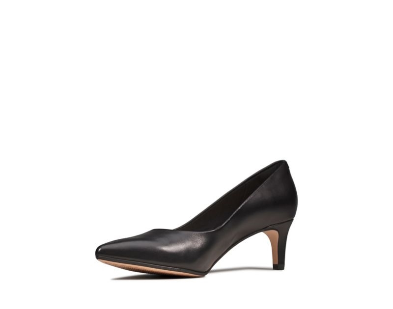 Clarks Laina 55 Pumps Wide Fit Shoes Black Women - India K0R0794-V7
