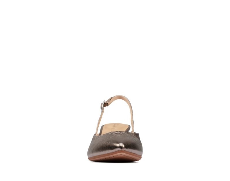Clarks Laina 55 Sling Pumps Heels Gold Women - India V6W7406-A7