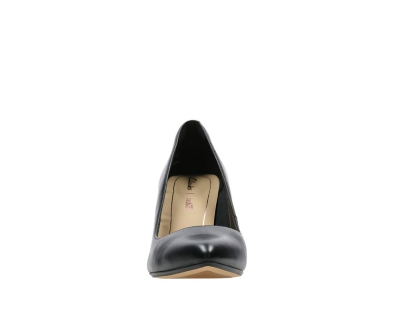 Clarks Laina Rae Pumps Heels Black Women - India T0D2373-V9
