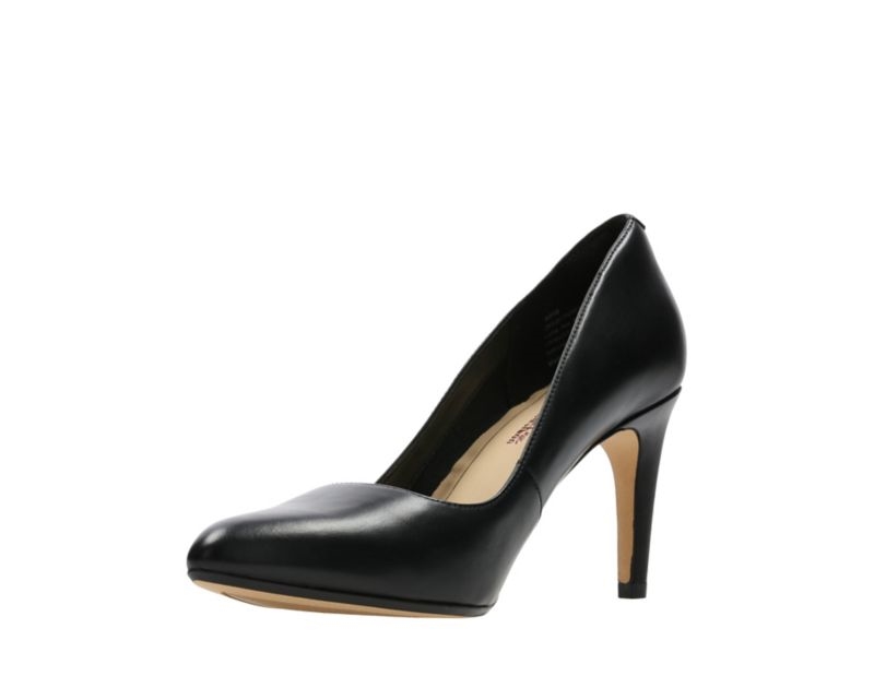 Clarks Laina Rae Pumps Heels Black Women - India T0D2373-V9