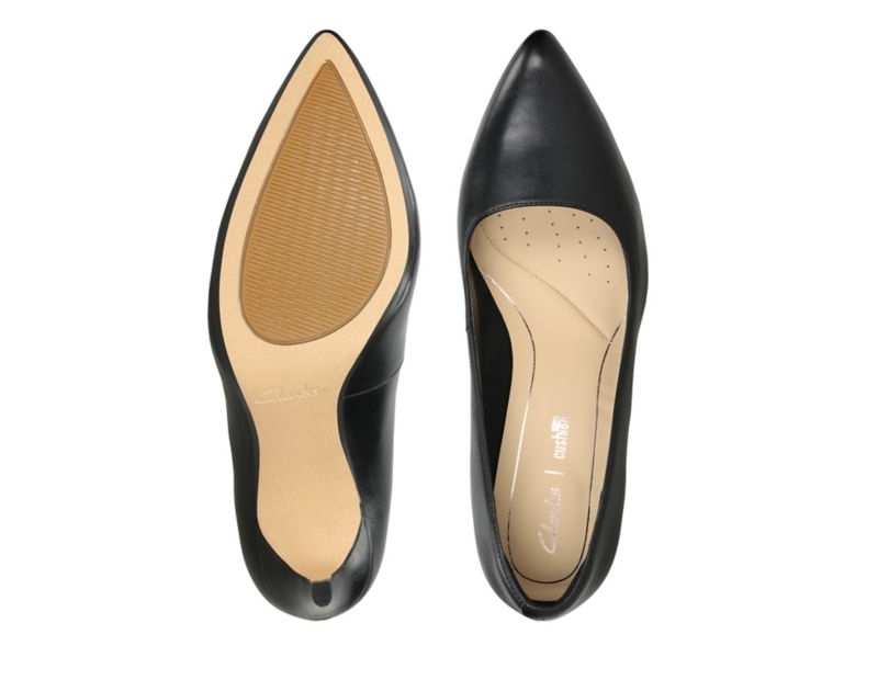 Clarks Laina Rae Pumps Heels Black Women - India T0D2373-V9
