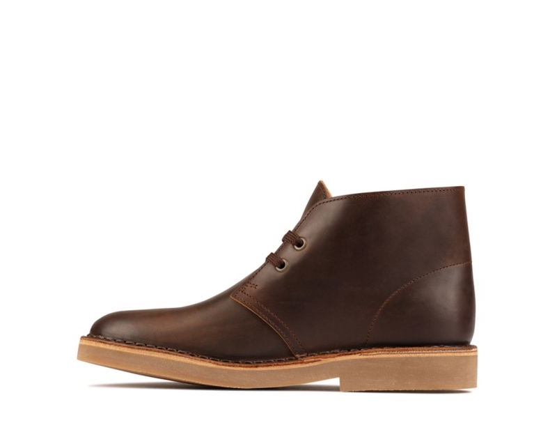Clarks Lightweight Desert Boots Dark Brown Women - India Y7B0895-S4