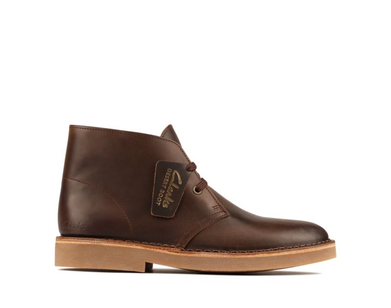 Clarks Lightweight Desert Boots Dark Brown Women - India Y7B0895-S4