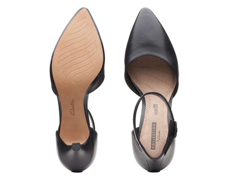 Clarks Linvale Edyth Ballet Pumps Black Women - India G4D8482-Q8