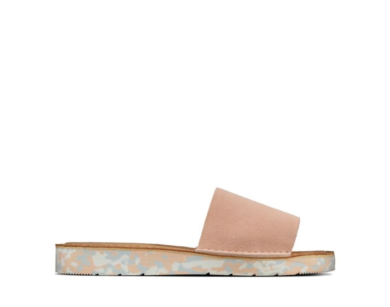 Clarks Lunan Sliders Light Pink Women - India P4Z5099-N5