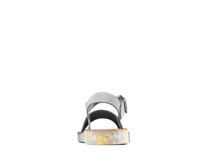 Clarks Lunan Strap. Flat Sandals Light Blue Women - India T6Y1197-Q3
