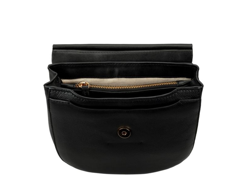 Clarks Maple Ella Cross Body Bags Black Women - India J3G5438-Y8