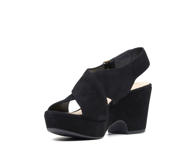 Clarks Maritsa Lara Heeled Sandals Black Women - India F6Y5816-G3