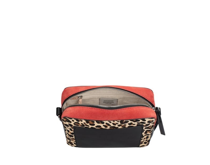 Clarks Marva Cove Cross Body Bags Leather Bags Leopard Women - India K5A9104-K8