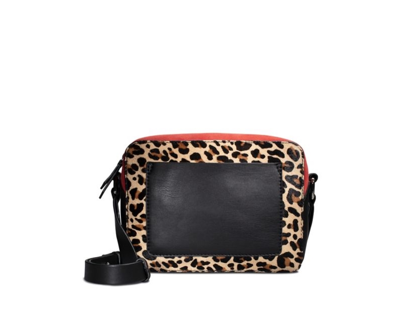 Clarks Marva Cove Cross Body Bags Leather Bags Leopard Women - India K5A9104-K8