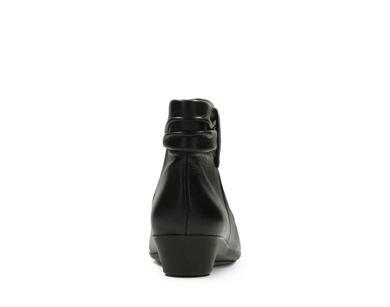 Clarks Matron Ella Ankle Boots Black Women - India G0R2165-R9