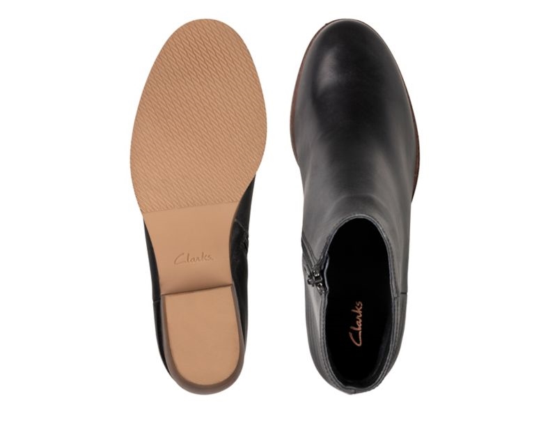 Clarks Mila Myth Ankle Boots Black Women - India T4A2039-P5