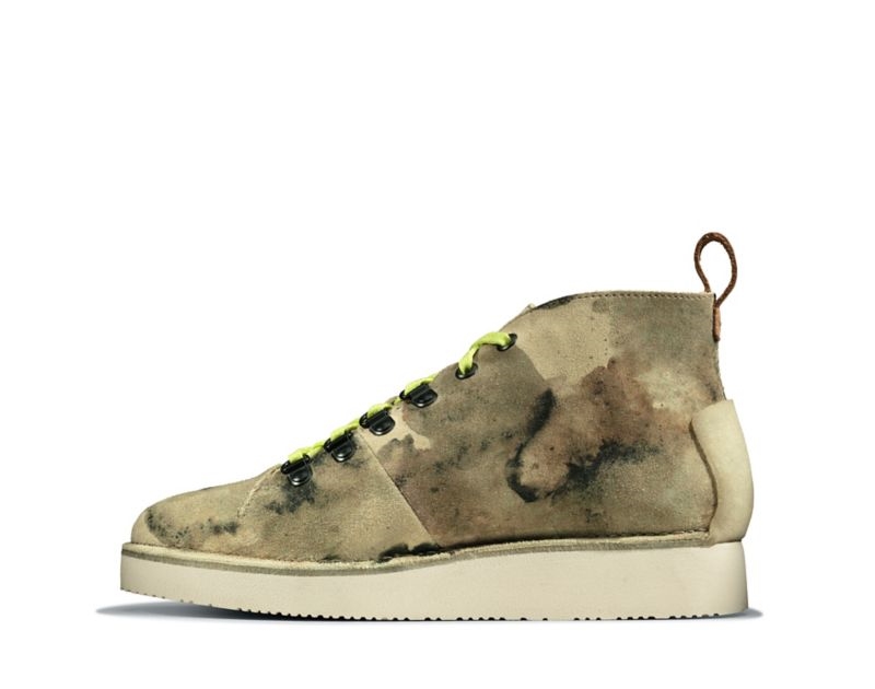 Clarks Nala Hike Boots Wallabee Boots White Camo Women - India B9D4753-N6