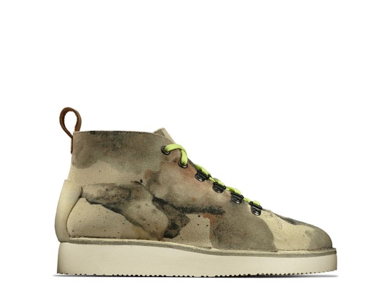 Clarks Nala Hike Boots Wallabee Boots White Camo Women - India B9D4753-N6