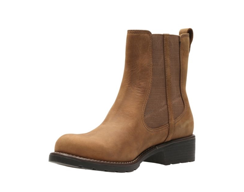 Clarks Orinoco Club Boots Chelsea Boots Brown Women - India V5B2788-D1