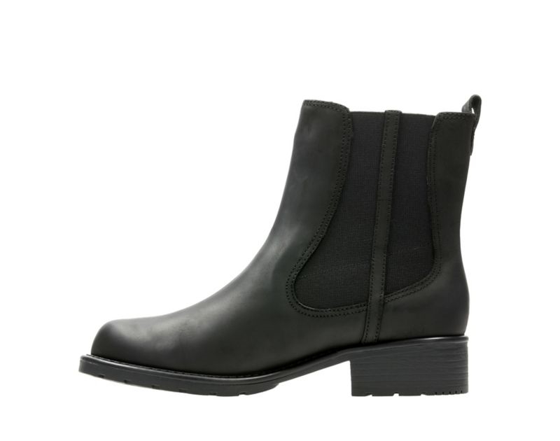 Clarks Orinoco Club Chelsea Boots Black Women - India N3T0256-K3