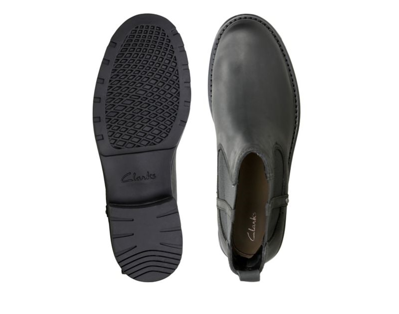 Clarks Orinoco Club Chelsea Boots Black Women - India N3T0256-K3