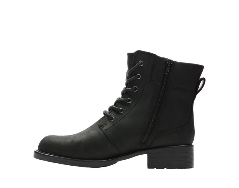 Clarks Orinoco Spice Ankle Boots Black Women - India B2N0523-N2