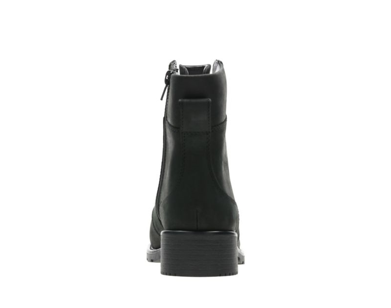 Clarks Orinoco Spice Ankle Boots Black Women - India B2N0523-N2