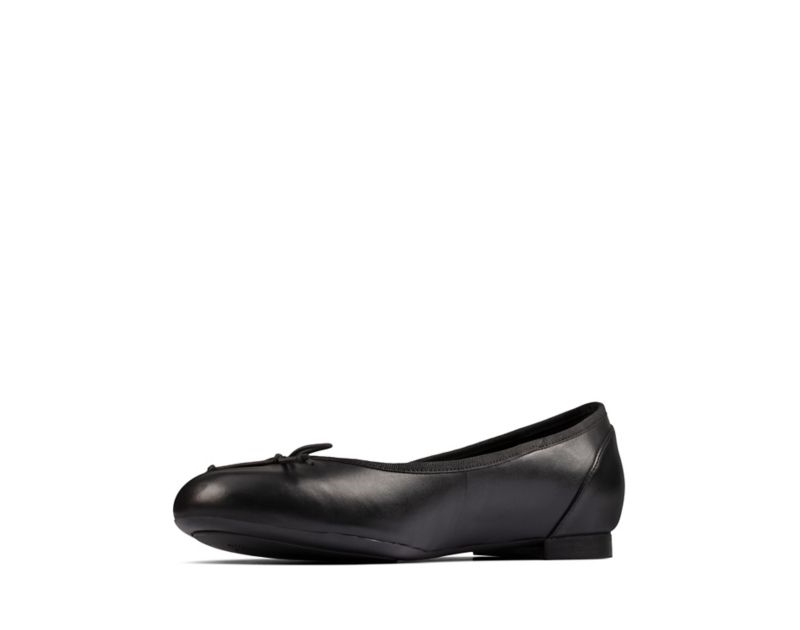 Clarks Patale Ballet Pumps Flat Shoes Black Women - India W8A5182-Z1