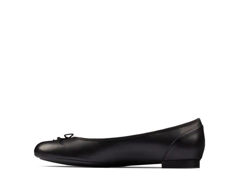Clarks Patale Ballet Pumps Flat Shoes Black Women - India W8A5182-Z1