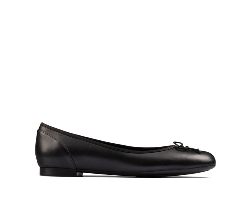 Clarks Patale Ballet Pumps Flat Shoes Black Women - India W8A5182-Z1