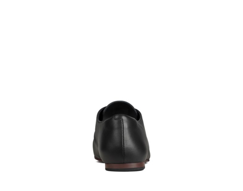 Clarks Pure 2 Lace Flat Shoes Black Women - India P5T4661-Z1
