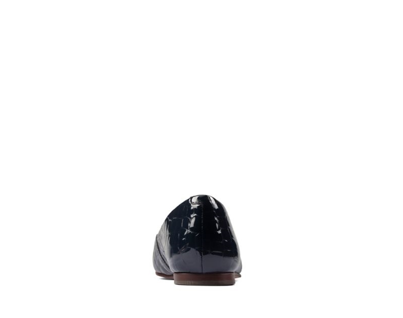 Clarks Pure 2 Pumps Flat Shoes Navy Women - India F8D2823-K6