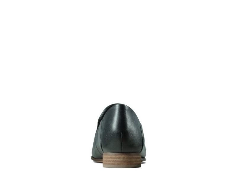 Clarks Pure Viola Loafers Black Women - India G5J7205-B8
