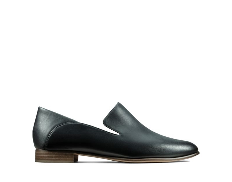 Clarks Pure Viola Loafers Black Women - India G5J7205-B8